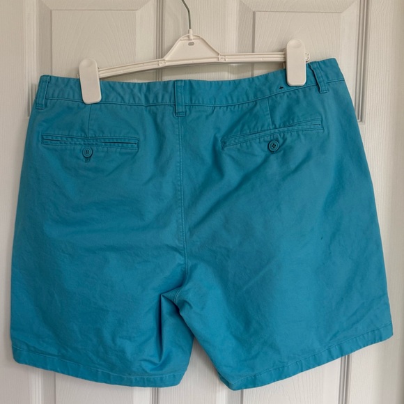 Bonobos Teal Flat Front Shorts - Picture 3 of 4